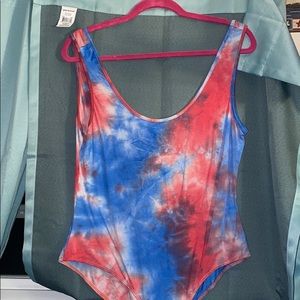 Charlotte Russe tie dye bodysuit